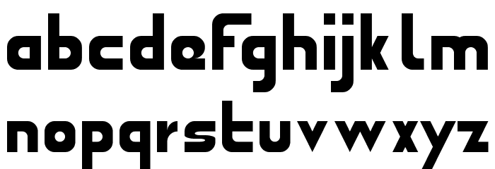 WLM Poster Rounded Regular Font LOWERCASE