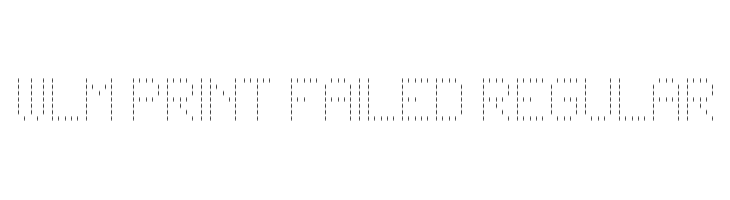 WLM Print Failed Regular  font caratteri gratis