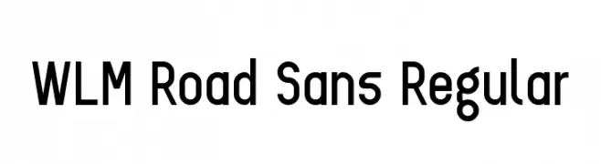 WLM Road Sans Regular  baixar fontes gratis