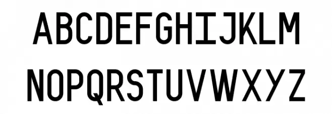 WLM Road Sans Regular Schriftart Groß