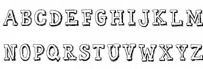 WLM Sketch Cool Regular フォント 大文字