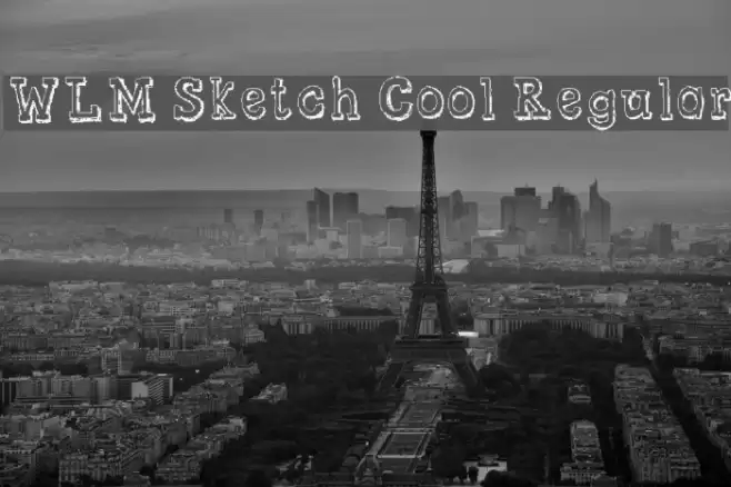 WLM Sketch Cool Regular Font examples