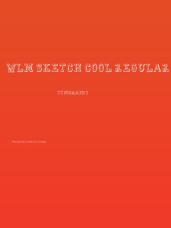 WLM Sketch Cool Regular Poster