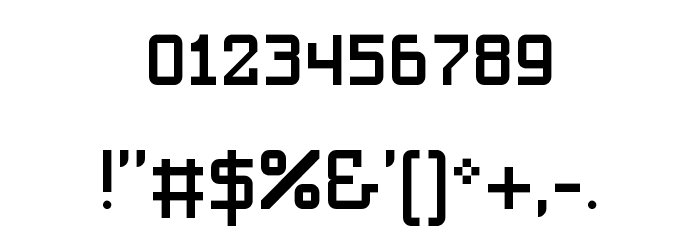 WLM Slab-Serif Regular Font OTHER CHARS