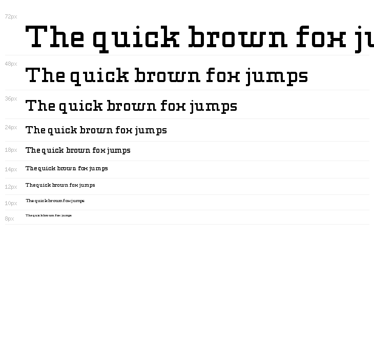 WLM Slab-Serif Regular Waterfall