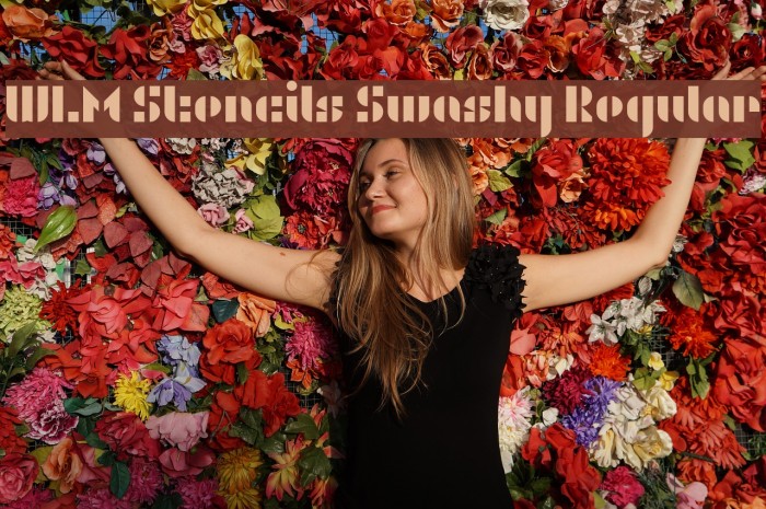 WLM Stencils Swashy Regular Example 1