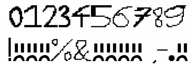 WLM The Font Troll Font OTHER CHARS