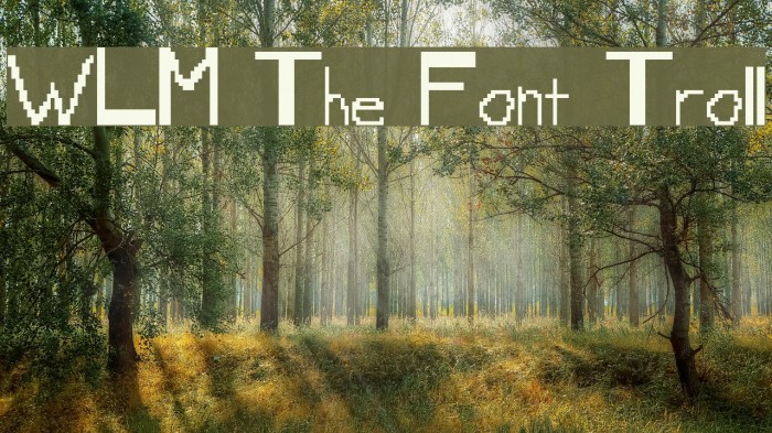 WLM The Font Troll Example 2