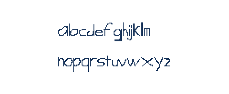 WLM The Font Troll Lowercase