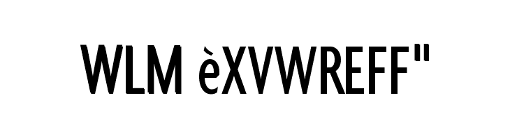 WLM èxvwreff` Font