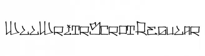 Wll Writr Scrpt Regular  Descarca Fonturi Gratis