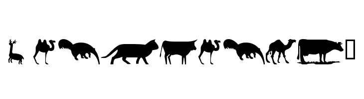 wmanimals2  Descarca Fonturi Gratis
