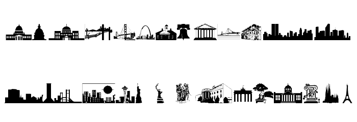 wmarchitect1 Font LOWERCASE