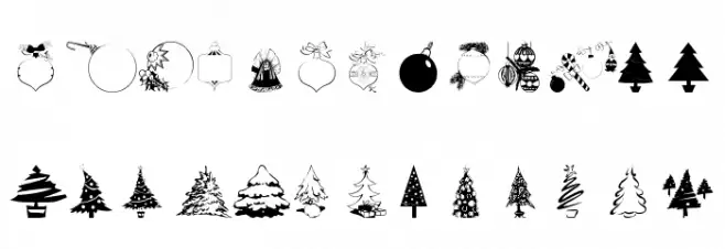 wmchristmas3 Fuentes MINÚSCULAS