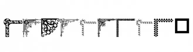 wmcorners2  Frei Schriftart Herunterladen