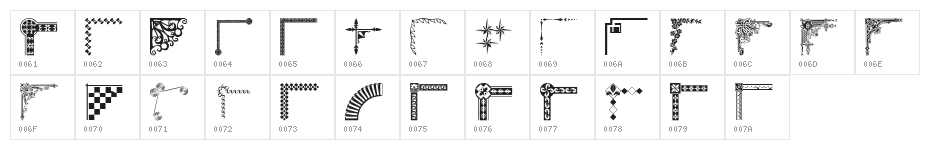 wmcorners2 Character Map