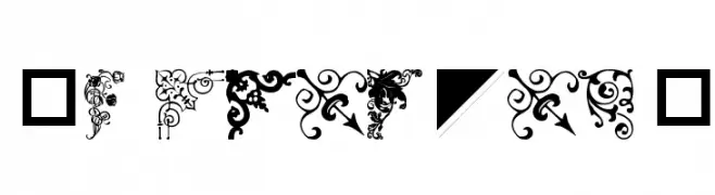 wmcorners3  Frei Schriftart Herunterladen