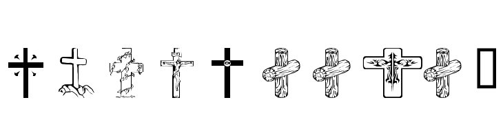 wmcrosses1 Font
