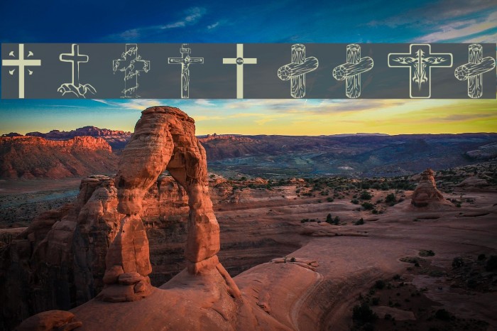 wmcrosses1 Font examples