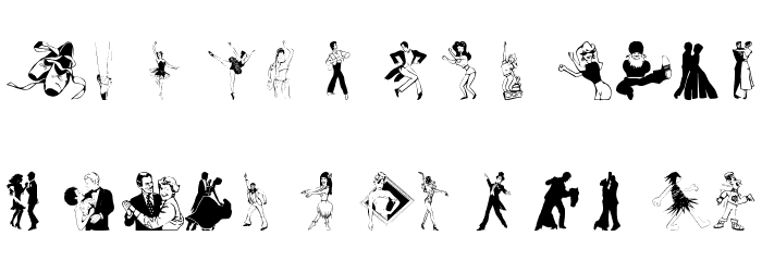 wmdance Font LOWERCASE