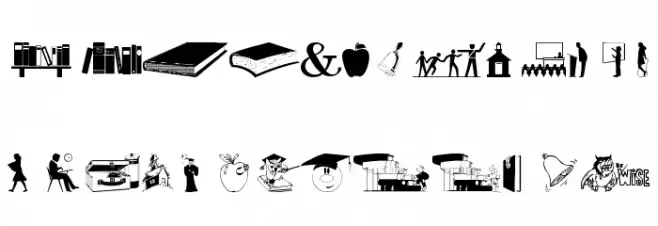 wmeducation1 फ़ॉन्ट लोअरकेस