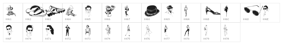 wmfashion Character Map