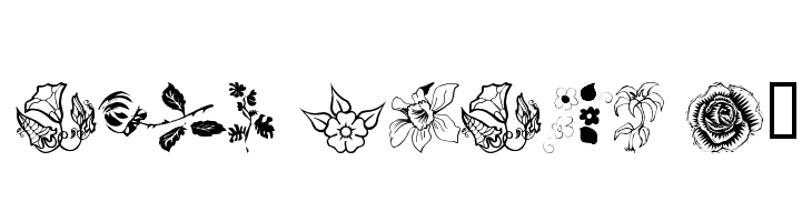 wmflowers1  les polices de caractères gratuit tlcharger