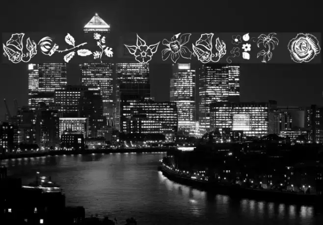 wmflowers1 Font examples