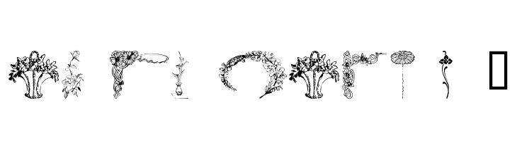 wmflowers3 Font