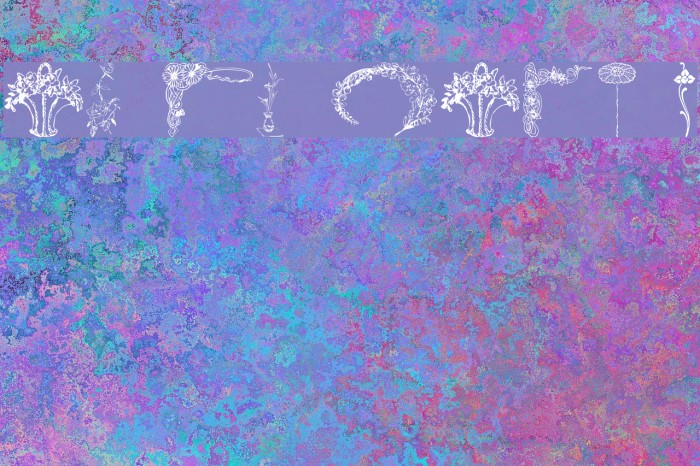 wmflowers3 Font examples