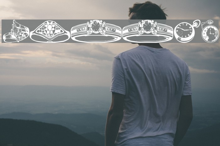 wmjewelry Font examples
