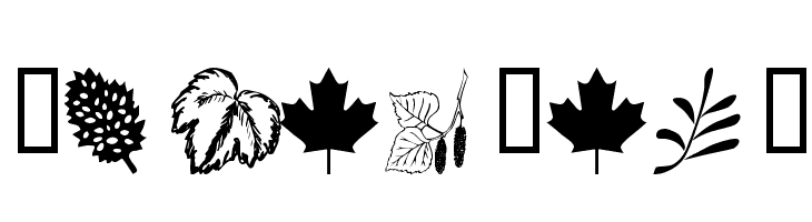 wmleaves1  font caratteri gratis