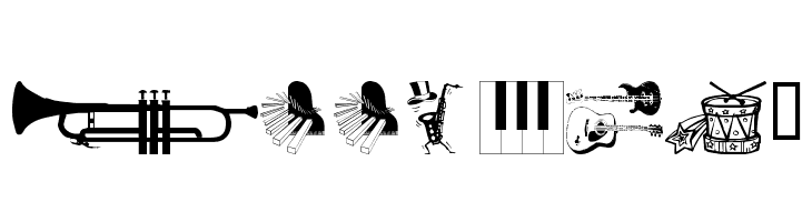 wmmusic1  font caratteri gratis