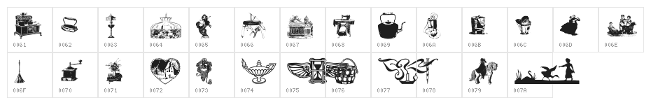 wmoddsnends1 Character Map