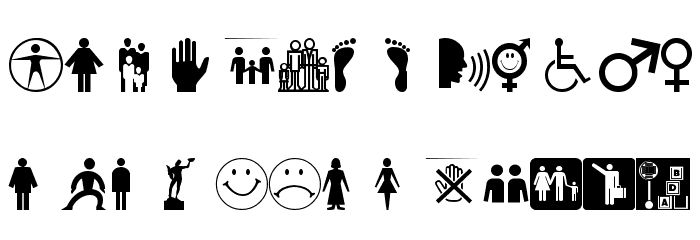 wmpeople1 Font LOWERCASE