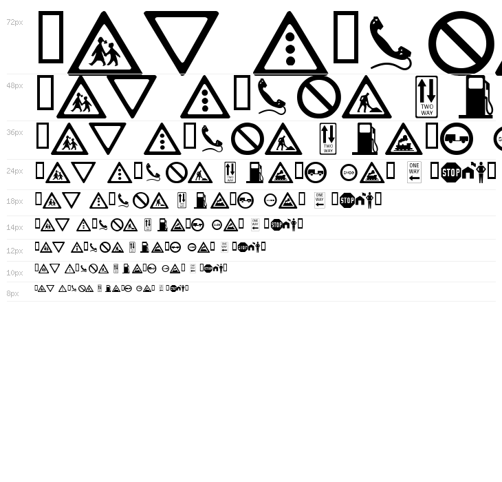 wmroadsigns Waterfall