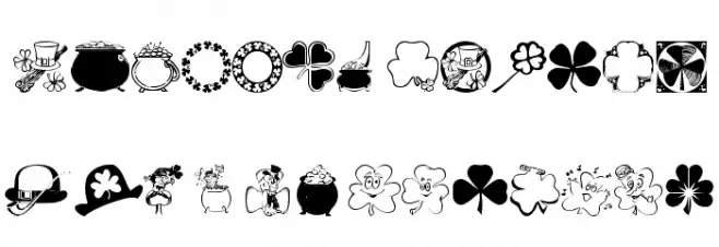 wmstpaddys خط أحرف صغيرة