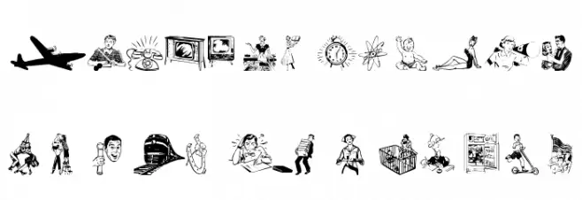 wmthe50s Caratteri MINUSCOLO