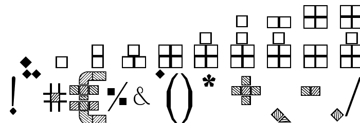 WODENBLOKS Font OTHER CHARS
