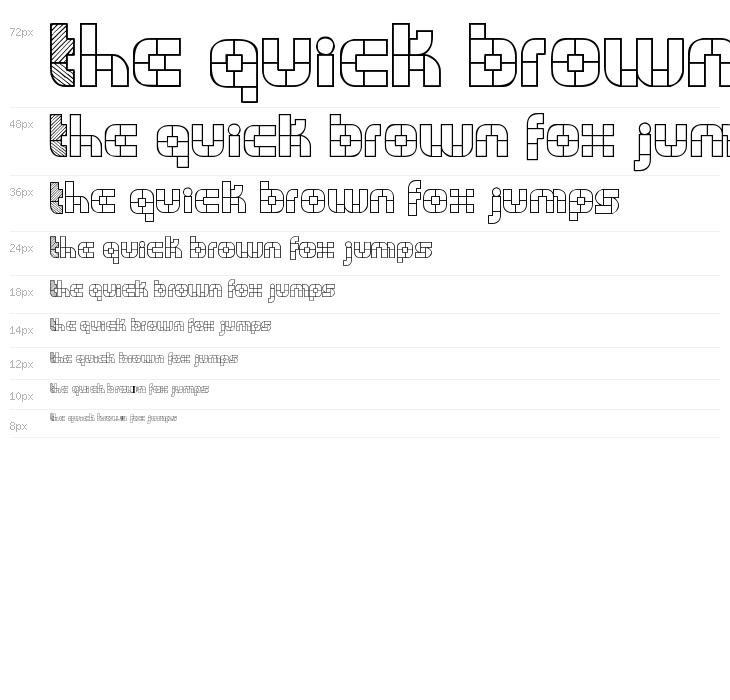 WODENBLOKS Waterfall