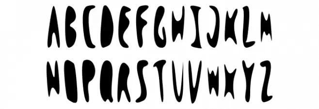 WOH Schriftart Groß