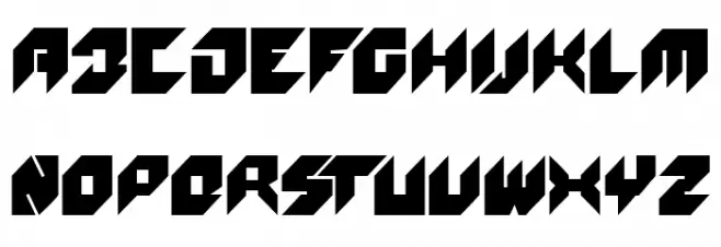 WOLF 100 Regular Schriftart Groß