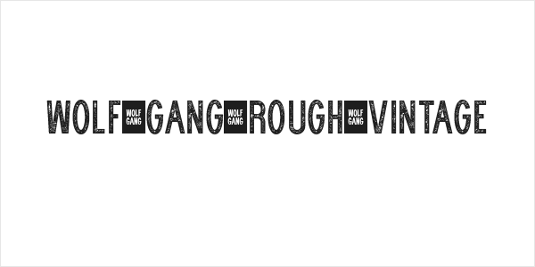 WOLF GANG ROUGH VINTAGE Logo