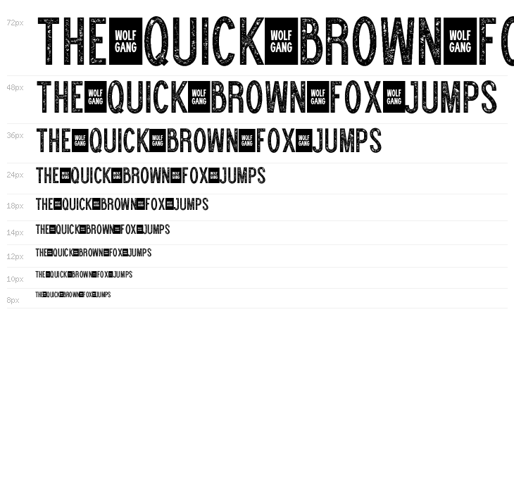 WOLF GANG ROUGH VINTAGE Waterfall