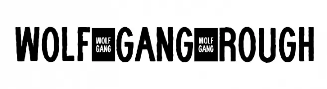 WOLF GANG ROUGH  Frei Schriftart Herunterladen