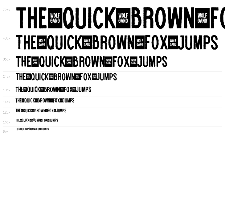 WOLF GANG ROUGH Waterfall