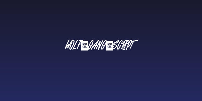 WOLF GANG SCRIPT Social Header