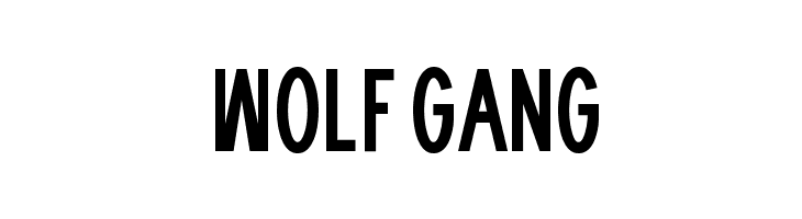 WOLF GANG Fonte