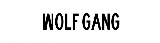 WOLF GANG  Frei Schriftart Herunterladen