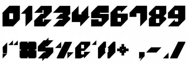 WOLF100-Regular Font OTHER CHARS